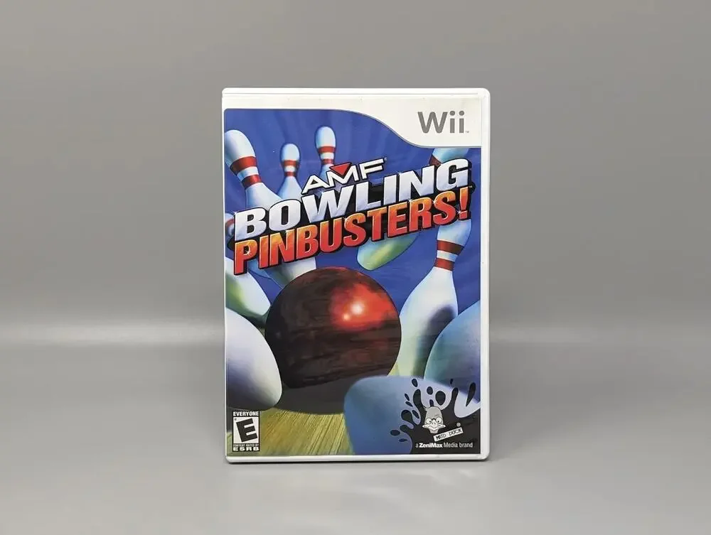 AMF Bowling Pinbusters! Nintendo Wii Replacement Case & Manual Only No Game